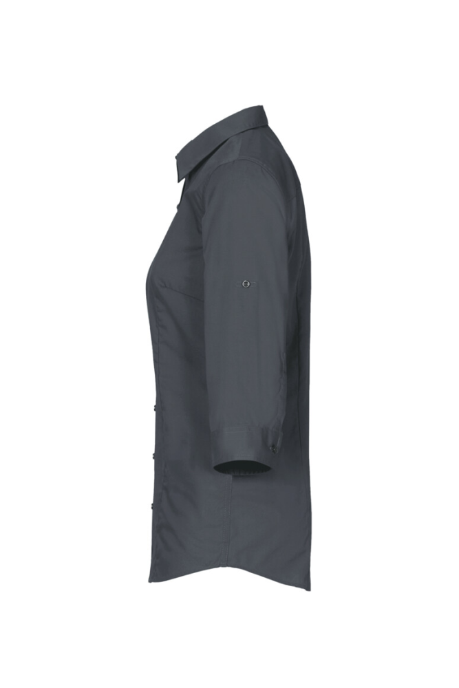 HAKRO 3/4-Arm-Vario Bluse MIKRALINAR®, anthrazit