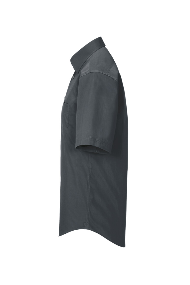 HAKRO 1/2-Arm Hemd MIKRALINAR® Comfort, anthrazit