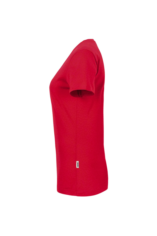 HAKRO Damen V-Shirt Classic, rot