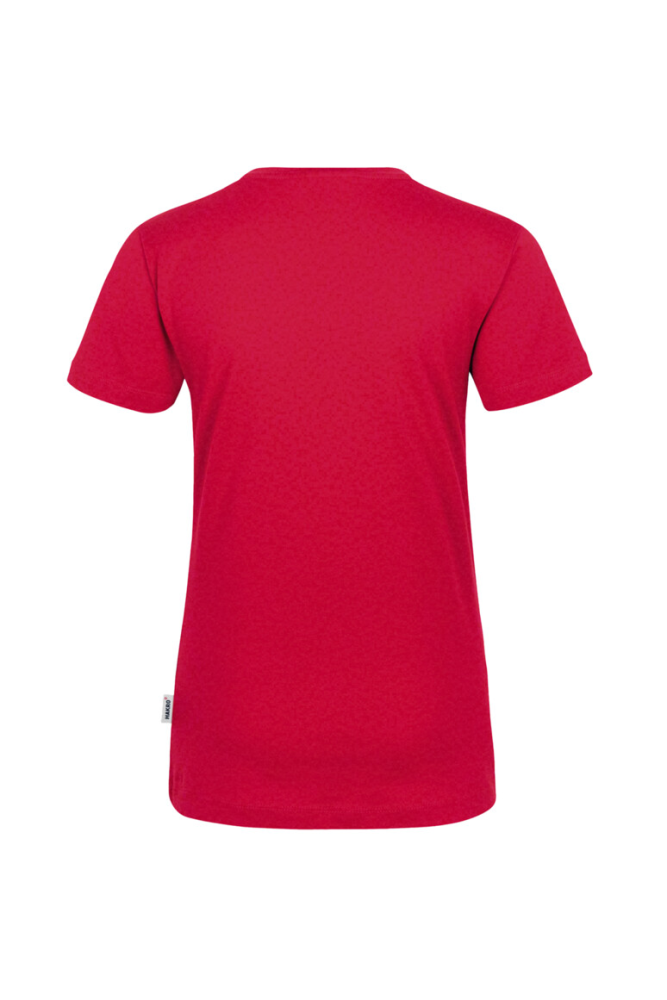 HAKRO Damen V-Shirt Classic, rot