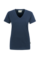 HAKRO Damen V-Shirt Classic, marine