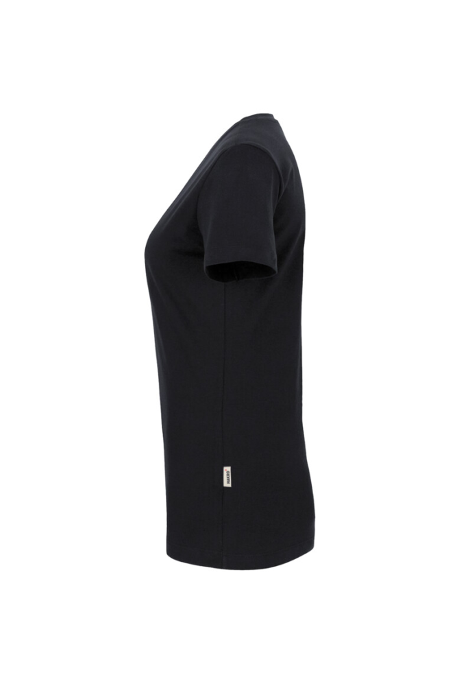 HAKRO Damen V-Shirt Classic, schwarz