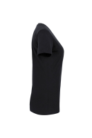 HAKRO Damen V-Shirt Classic, schwarz