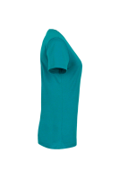 HAKRO Damen V-Shirt Classic, smaragd