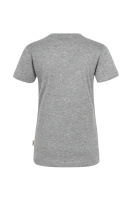 HAKRO Damen V-Shirt Classic, grau meliert