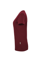 HAKRO Damen V-Shirt Classic, weinrot