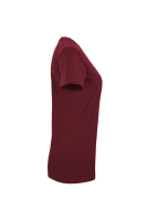 HAKRO Damen V-Shirt Classic, weinrot