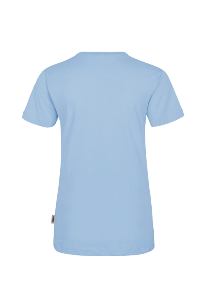 HAKRO Damen V-Shirt Classic, eisblau