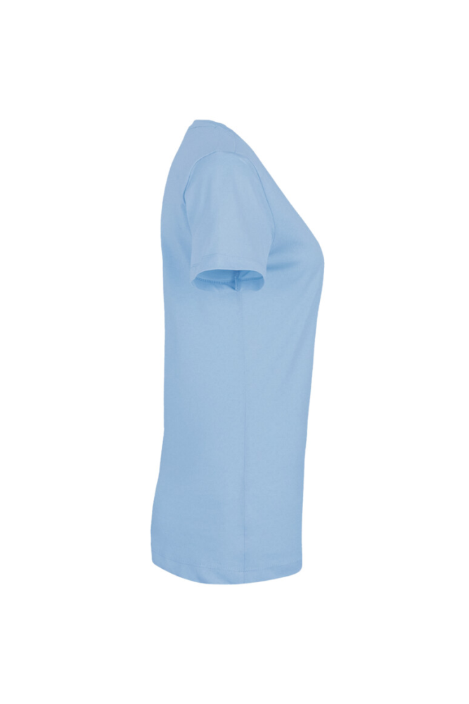 HAKRO Damen V-Shirt Classic, eisblau