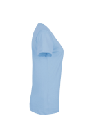 HAKRO Damen V-Shirt Classic, eisblau