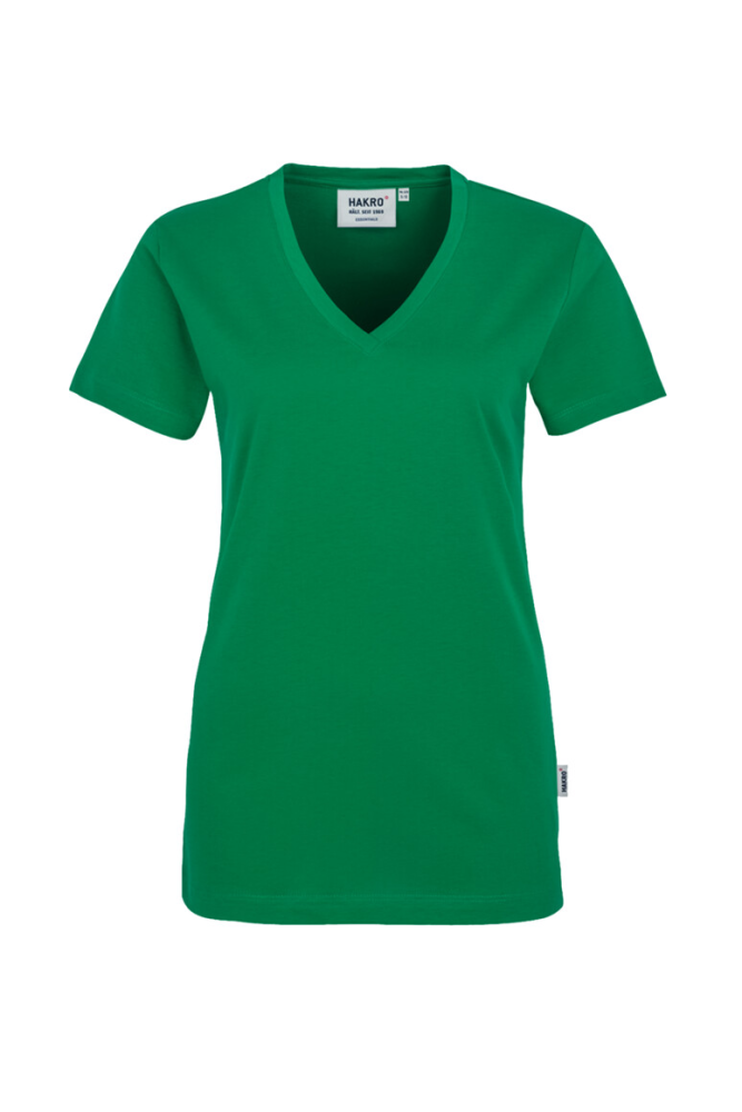 HAKRO Damen V-Shirt Classic, kellygrün