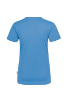 HAKRO Damen V-Shirt Classic, malibublau