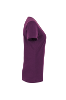 HAKRO Damen V-Shirt Classic, aubergine