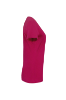 HAKRO Damen V-Shirt Classic, magenta