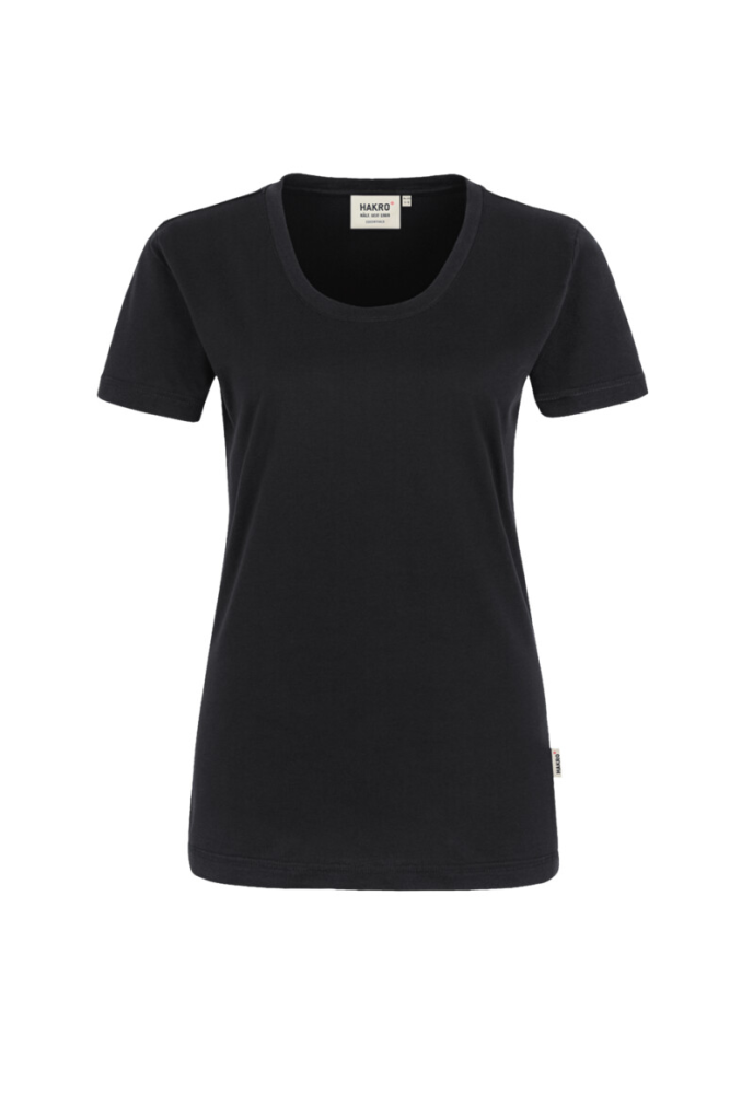 HAKRO Damen T-Shirt Classic, schwarz