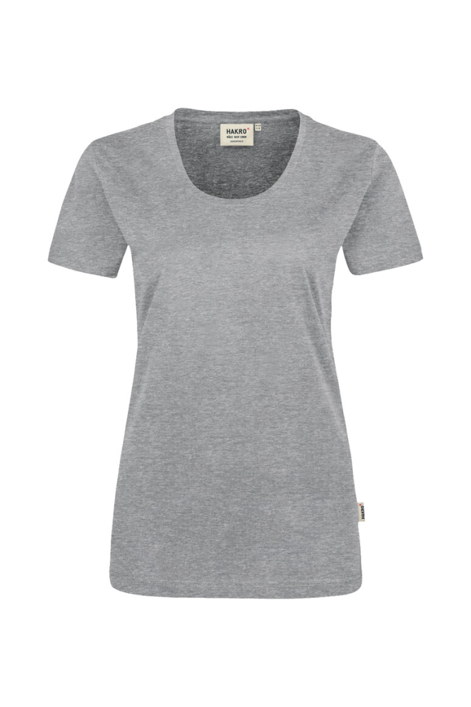 HAKRO Damen T-Shirt Classic, grau meliert