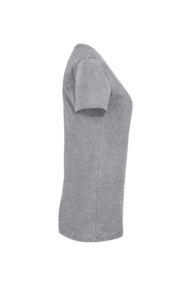 HAKRO Damen T-Shirt Classic, grau meliert