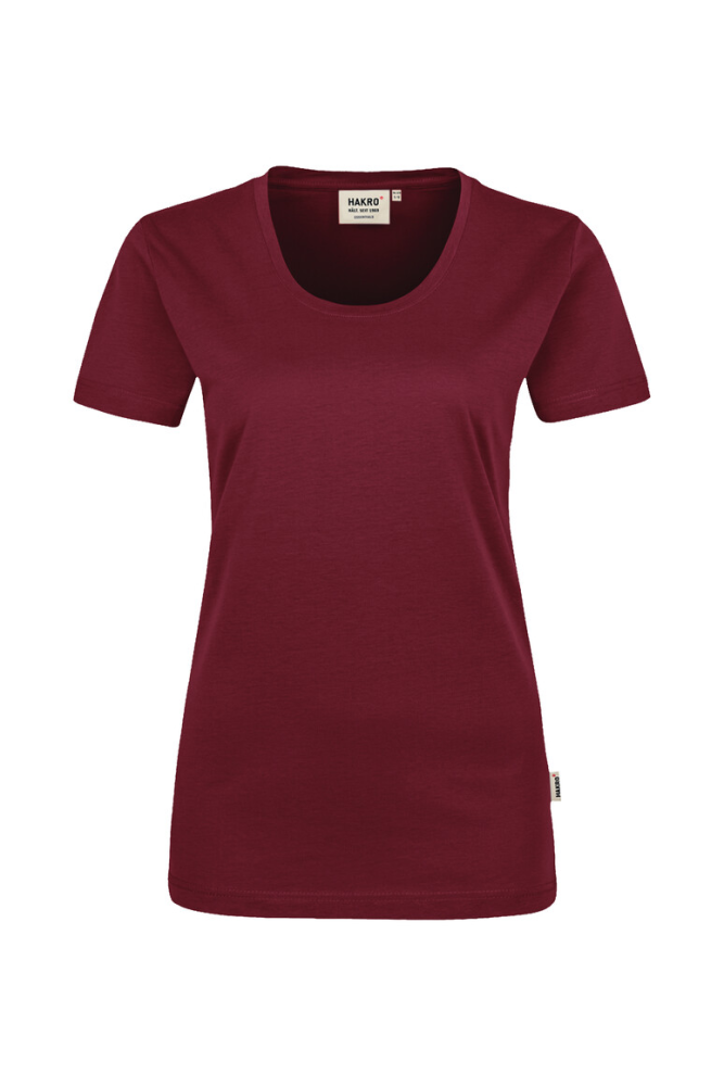 HAKRO Damen T-Shirt Classic, weinrot