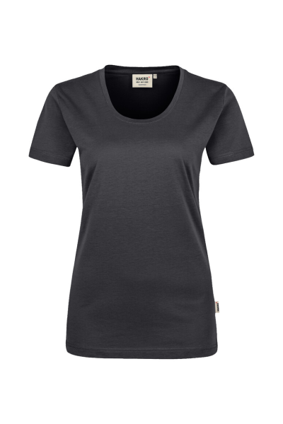 HAKRO Damen T-Shirt Classic, karbongrau