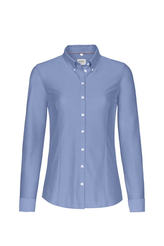 HAKRO Bluse Natural Stretch, ozeanblau