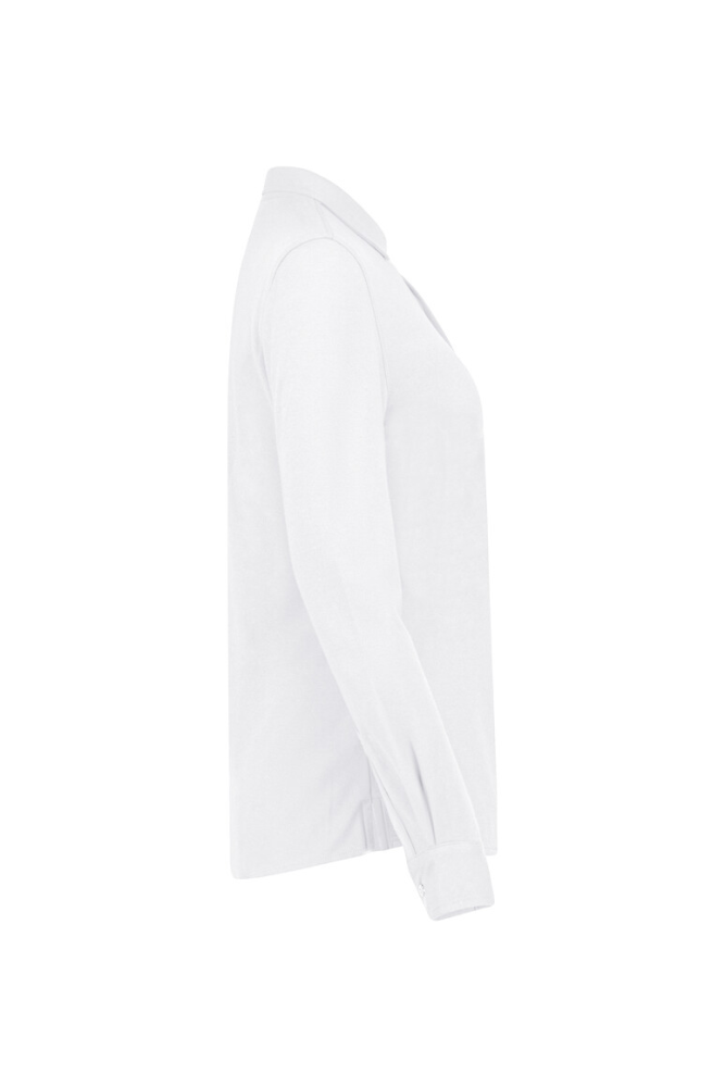 HAKRO COTTON TEC® Bluse, weiss