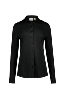 HAKRO COTTON TEC® Bluse, schwarz