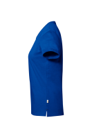 HAKRO COTTON TEC® Damen V-Shirt, royalblau