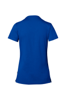 HAKRO COTTON TEC® Damen V-Shirt, royalblau