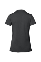 HAKRO COTTON TEC® Damen V-Shirt, anthrazit