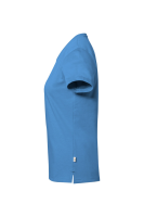 HAKRO COTTON TEC® Damen V-Shirt, malibublau