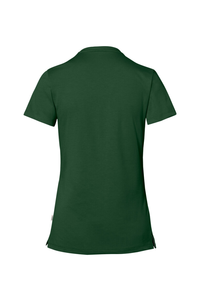 HAKRO COTTON TEC® Damen V-Shirt, tanne