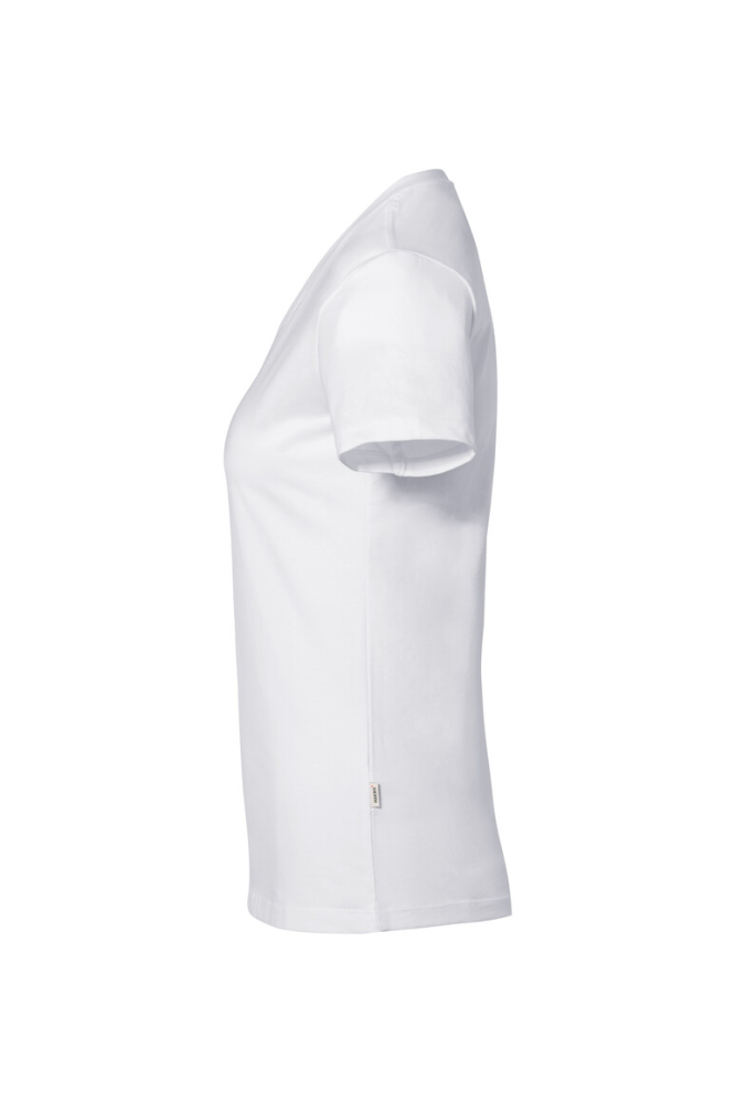 HAKRO Damen V-Shirt Stretch, weiß