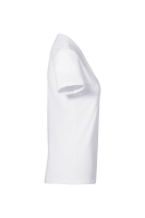 HAKRO Damen V-Shirt Stretch, weiß
