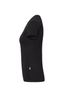 HAKRO Damen V-Shirt Stretch, schwarz