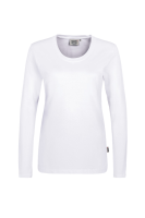 HAKRO Damen Longsleeve Classic, weiss, XL