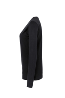 HAKRO Damen Longsleeve Classic, schwarz, XS