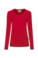 HAKRO Damen Longsleeve MIKRALINAR®, rot