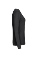 HAKRO Damen Longsleeve MIKRALINAR®, karbongrau