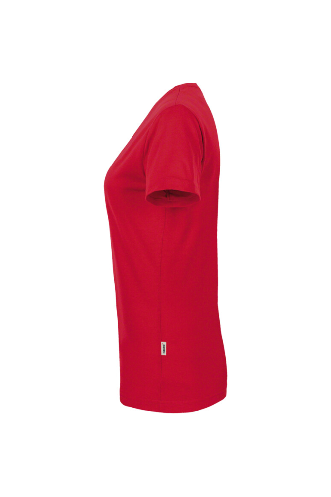 HAKRO Damen V-Shirt MIKRALINAR®, rot