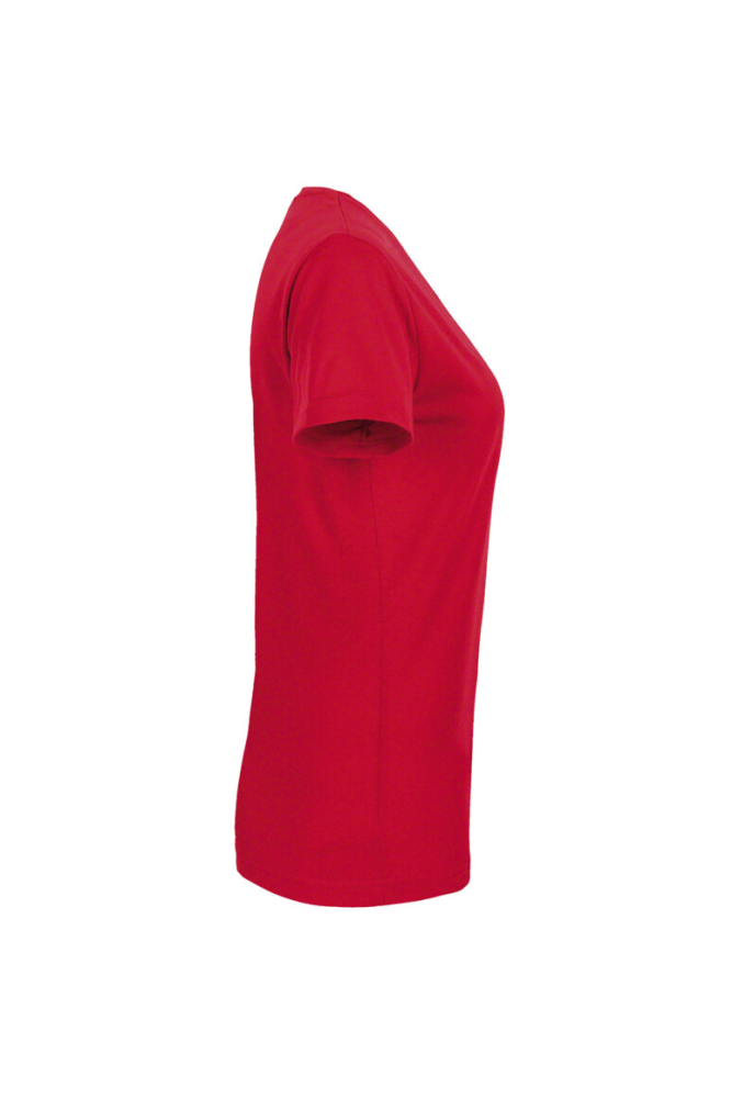 HAKRO Damen V-Shirt MIKRALINAR®, rot