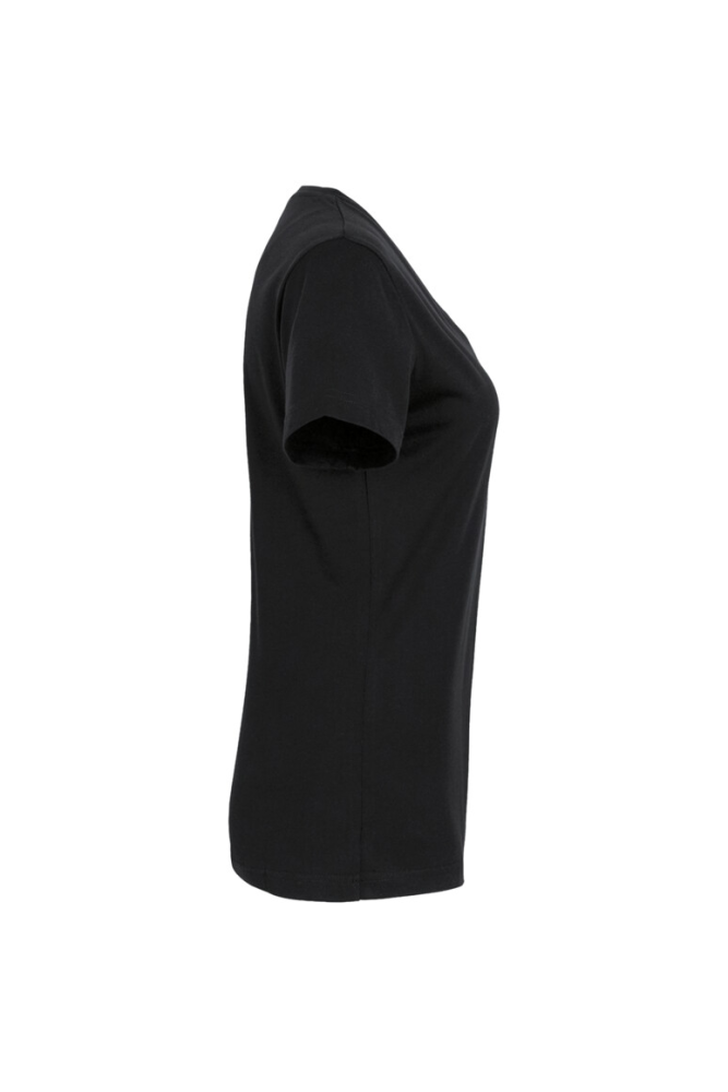 HAKRO Damen V-Shirt MIKRALINAR®, schwarz
