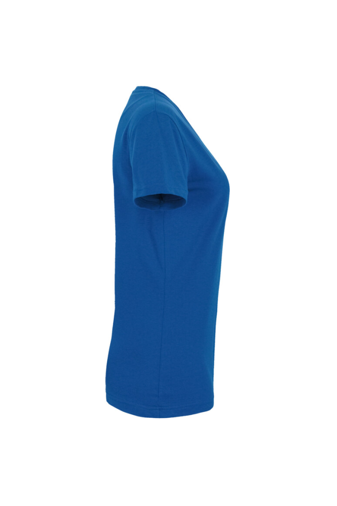 HAKRO Damen V-Shirt MIKRALINAR®, royalblau