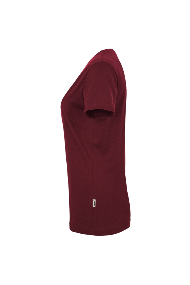 HAKRO Damen V-Shirt MIKRALINAR®, weinrot, 3XL