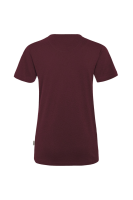 HAKRO Damen V-Shirt MIKRALINAR®, weinrot, 3XL