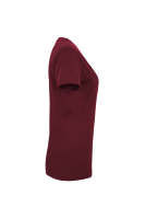 HAKRO Damen V-Shirt MIKRALINAR®, weinrot, 3XL