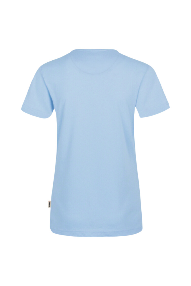HAKRO Damen V-Shirt MIKRALINAR®, eisblau, XL