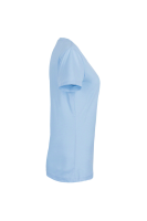 HAKRO Damen V-Shirt MIKRALINAR®, eisblau, XL