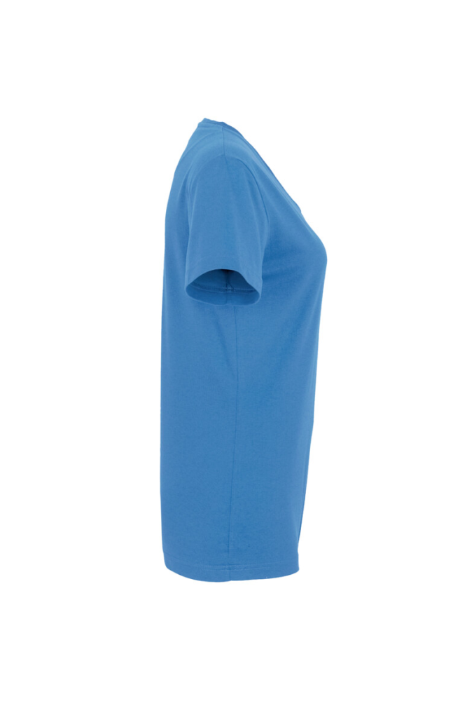 HAKRO Damen V-Shirt MIKRALINAR®, malibublau