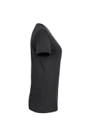HAKRO Damen V-Shirt MIKRALINAR®, karbongrau