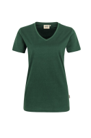 HAKRO Damen V-Shirt MIKRALINAR®, tanne